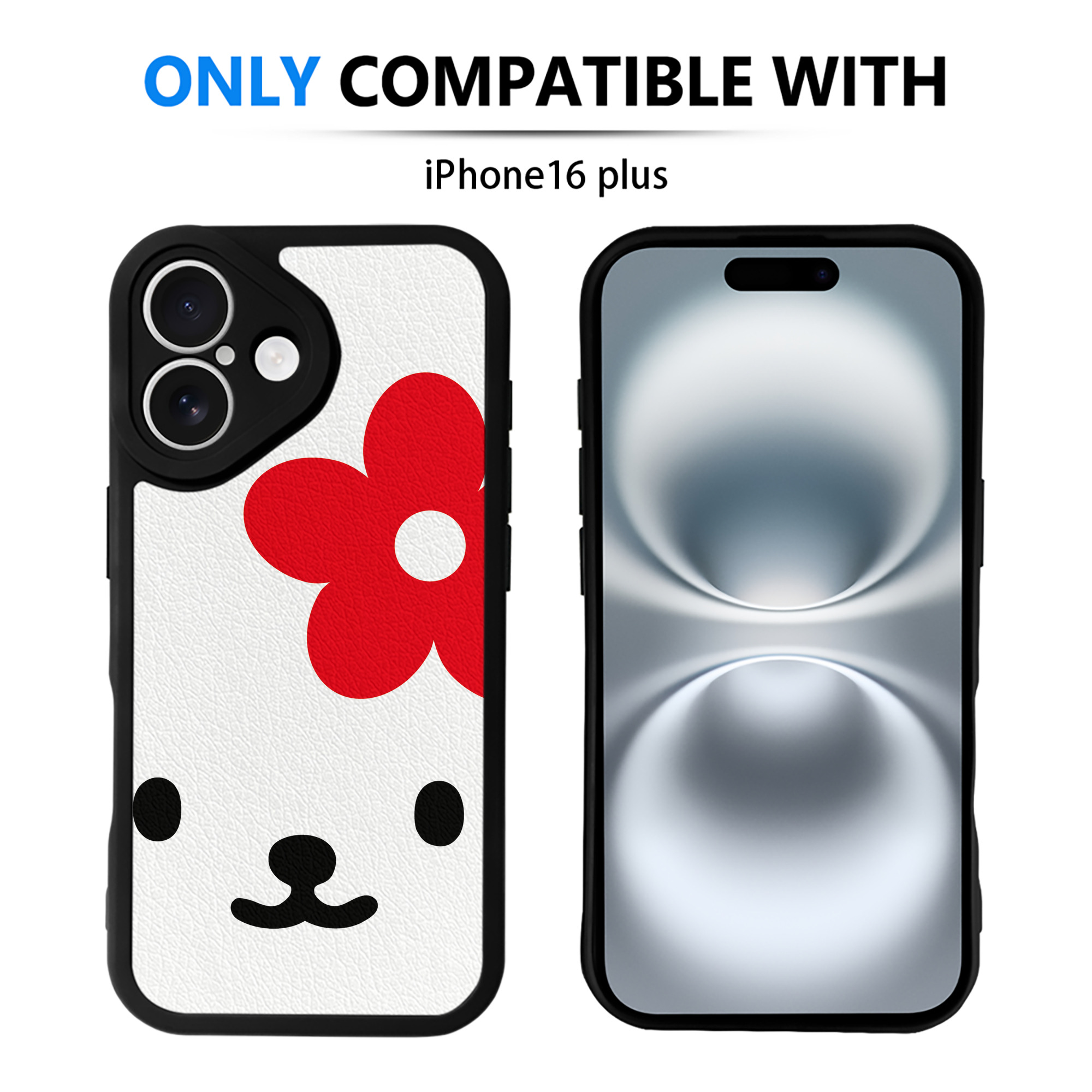 （画像用） Hello Kitty ハローキティ 【iPhone 16シリーズ対応】シリコンスマホケース（レザー調） 材質：シリコン